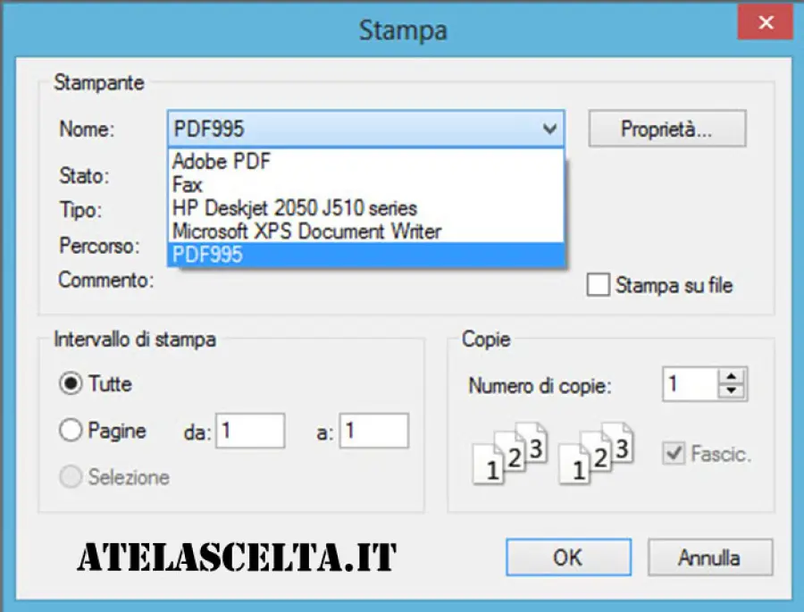Come creare PDF